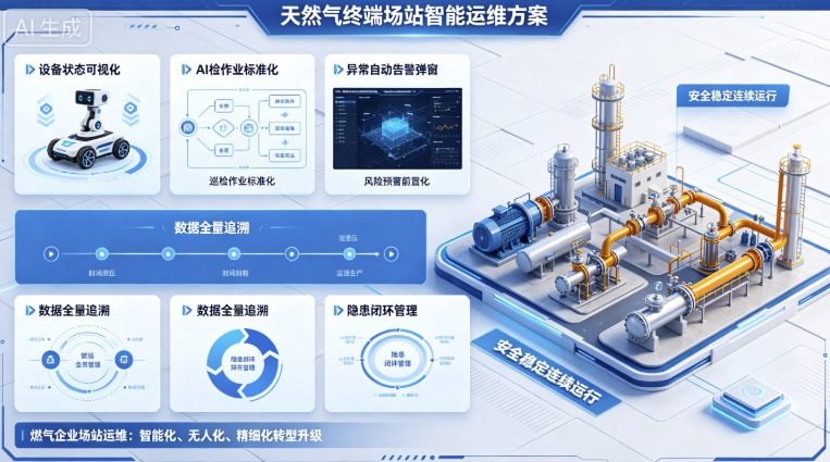 天然气终端厂智能巡检解决方案