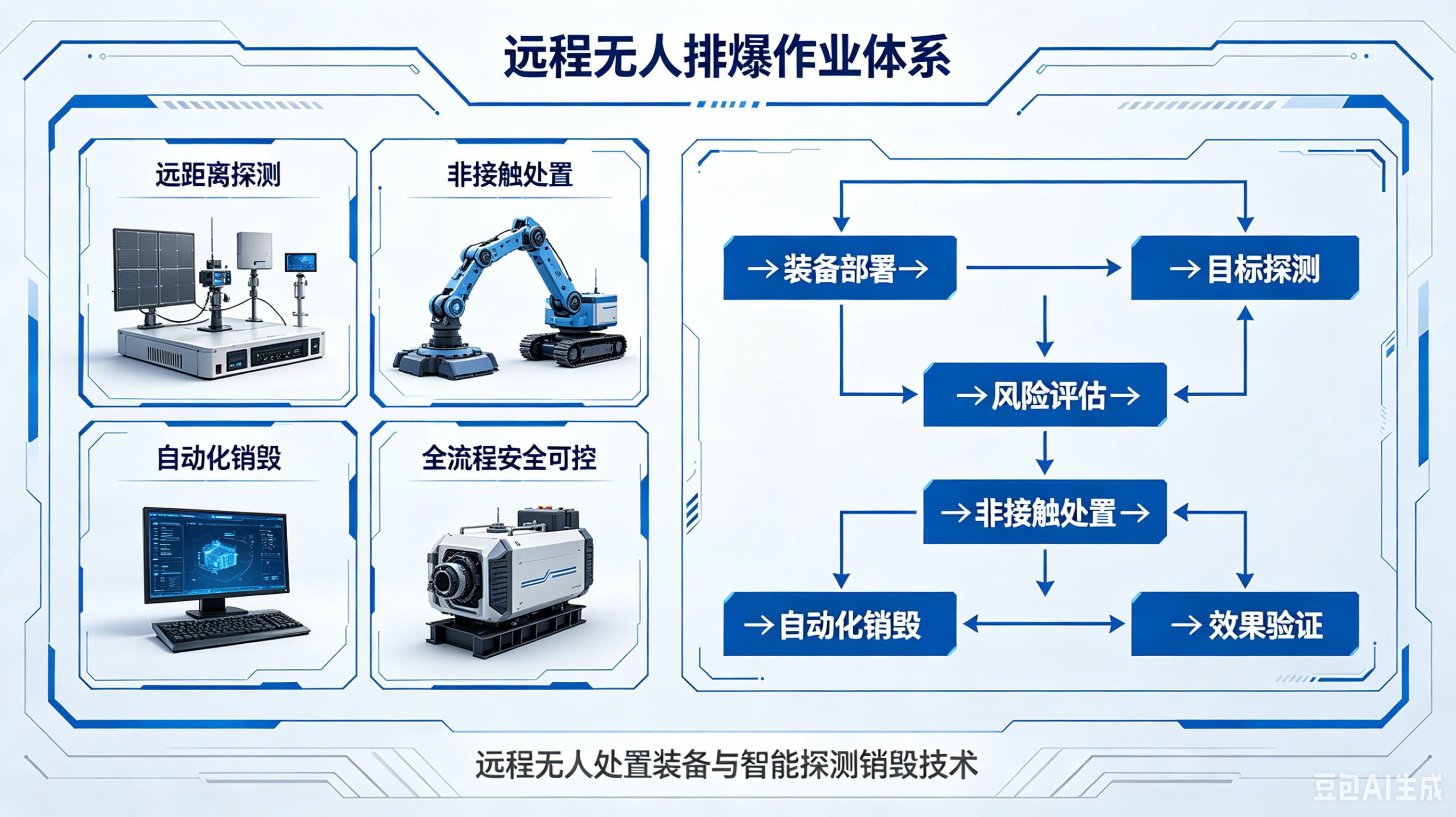 非接触式远程排爆解决方案