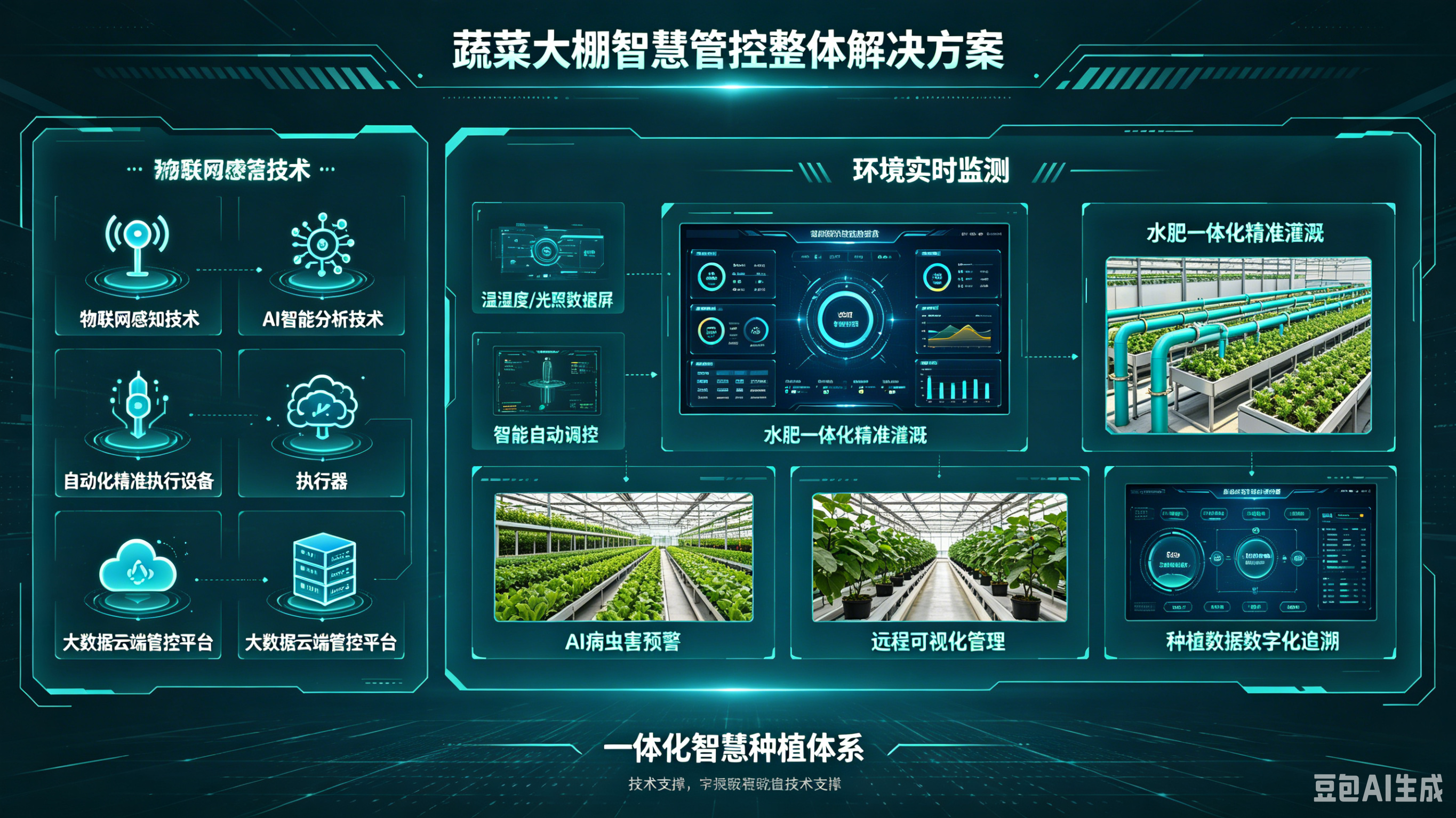 蔬菜大棚智慧管控整体解决方案