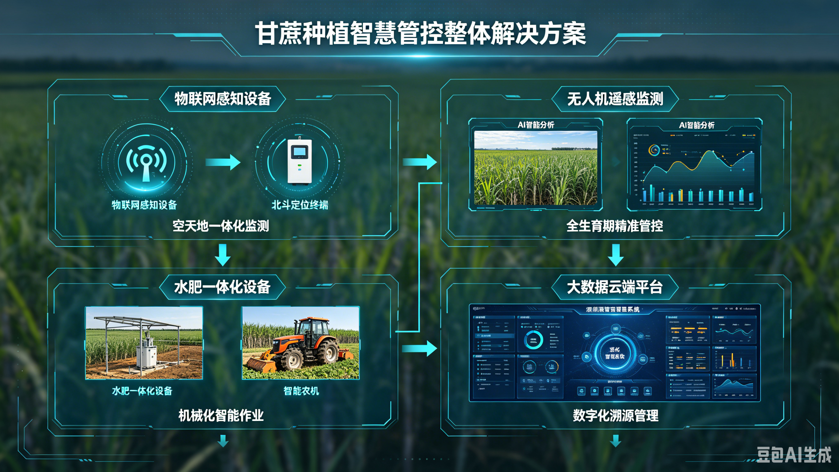 甘蔗种植智慧管控整体解决方案