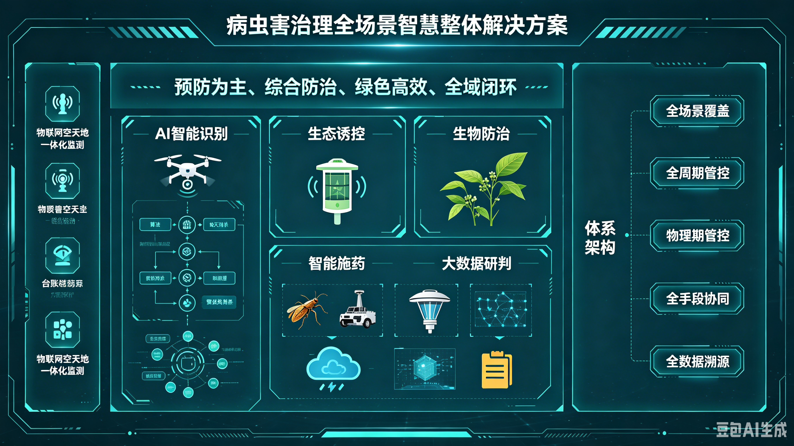 病虫害治理全场景智慧整体解决方案