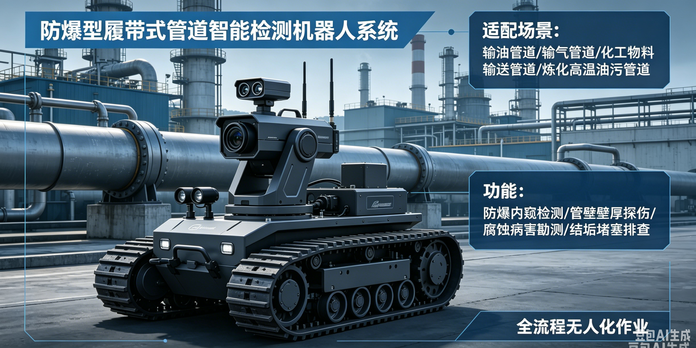工业油气化工管道智能安全排查解决方案