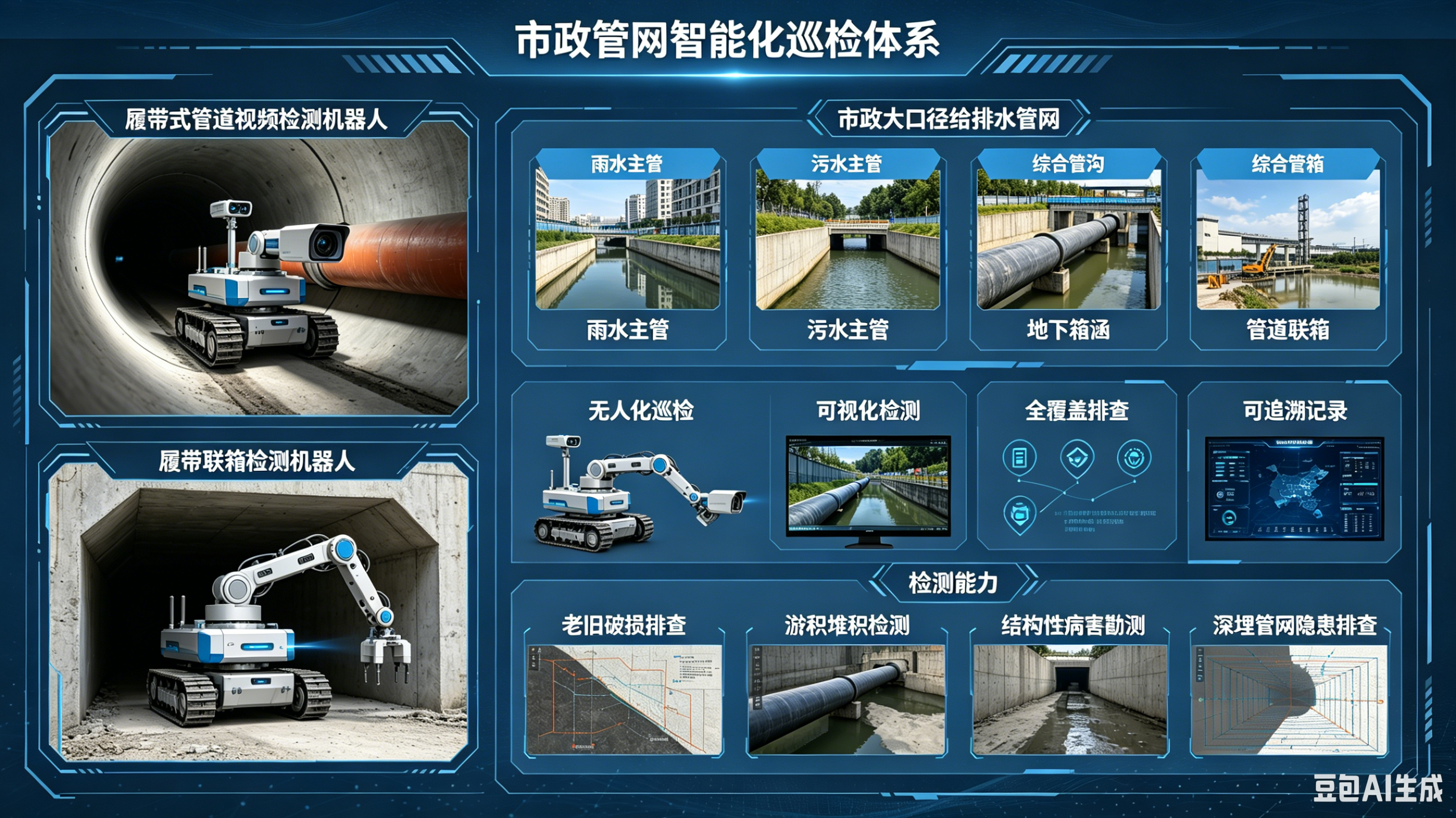 市政给排水管道智能安全排查解决方案