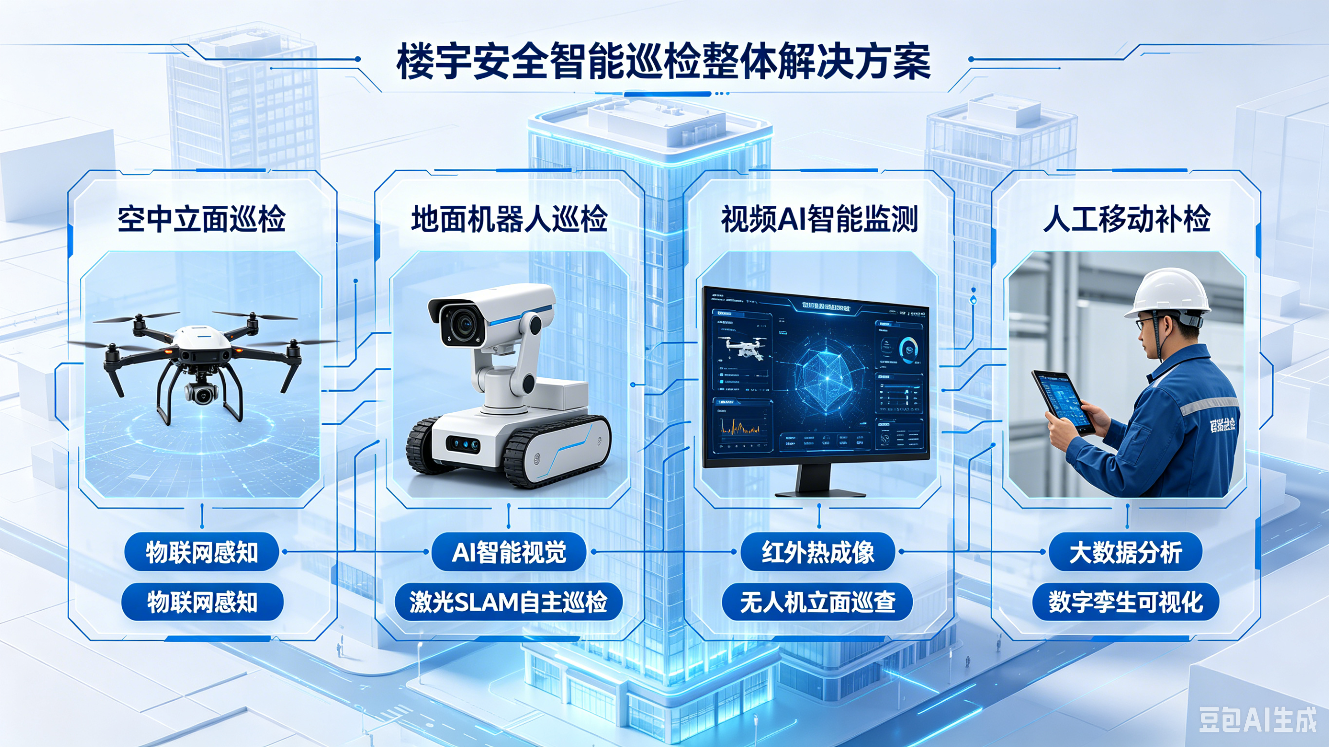楼宇安全智能巡检整体解决方案