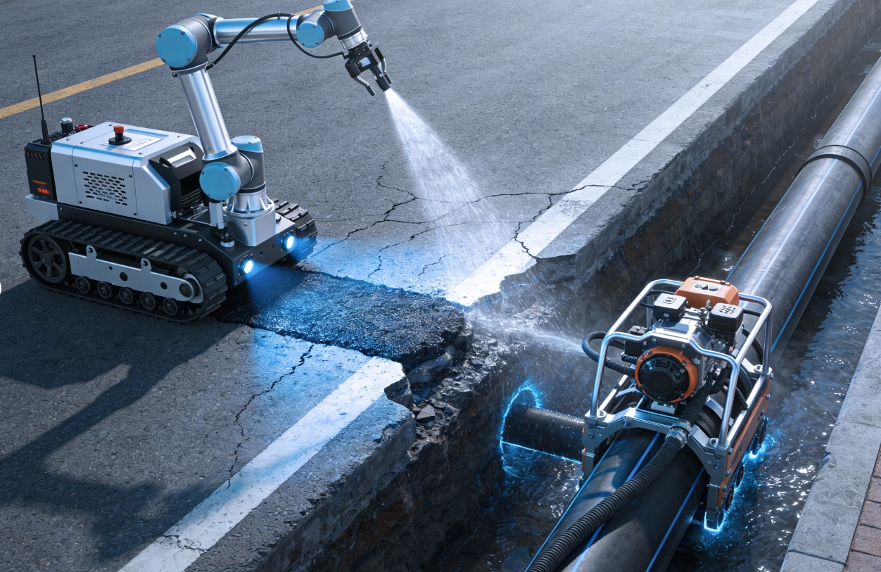 智能机器人基建应急抢修一体化解决方案