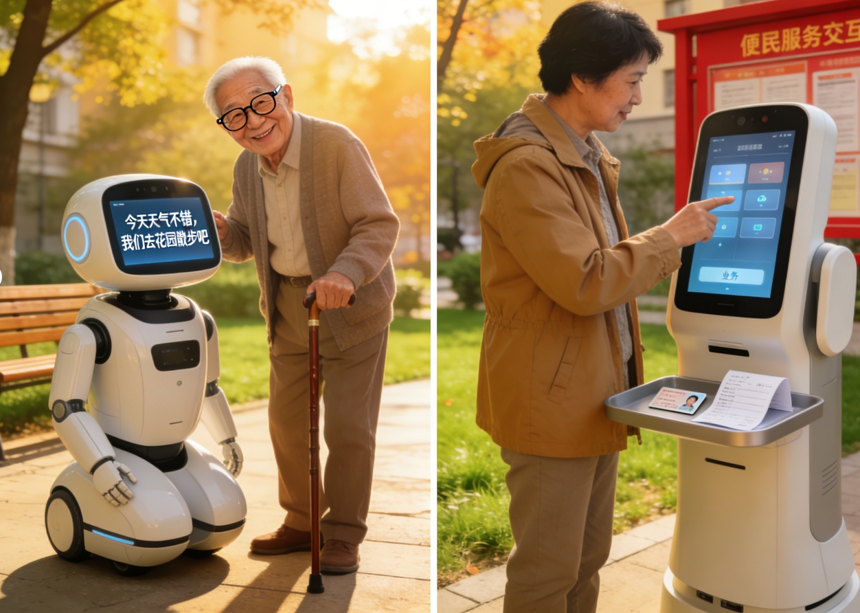 智能机器人社区服务全域便民解决方案