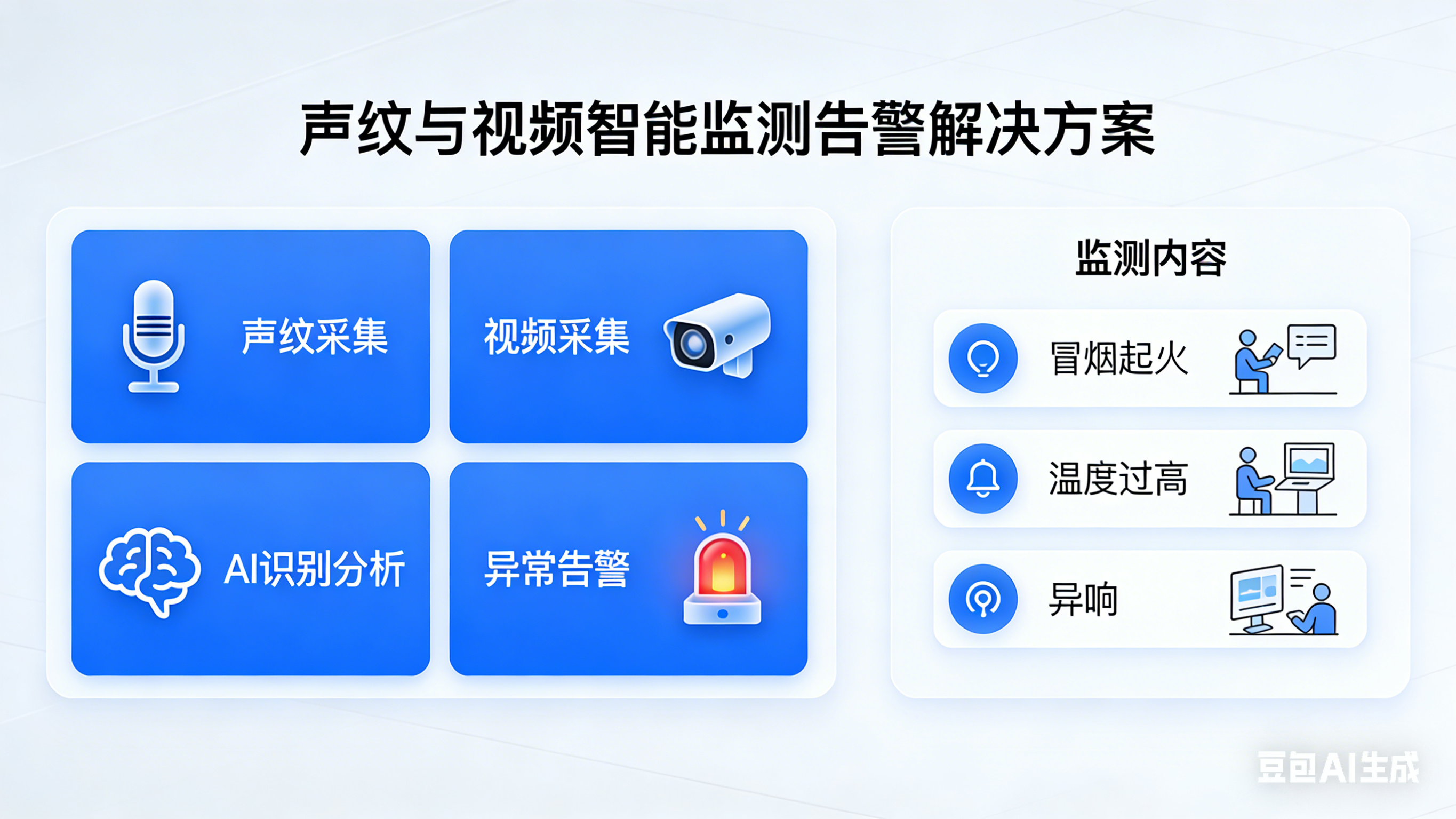声纹+视频采集、识别分析与告警解决方案（工厂适配版）