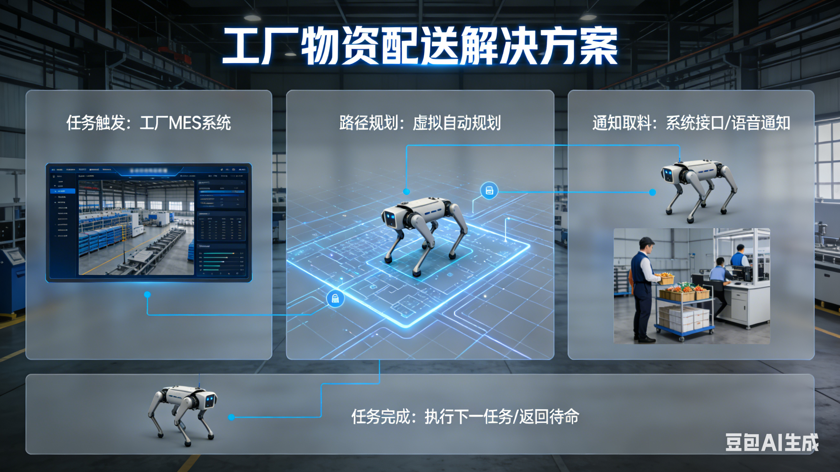 工厂物资配送解决方案