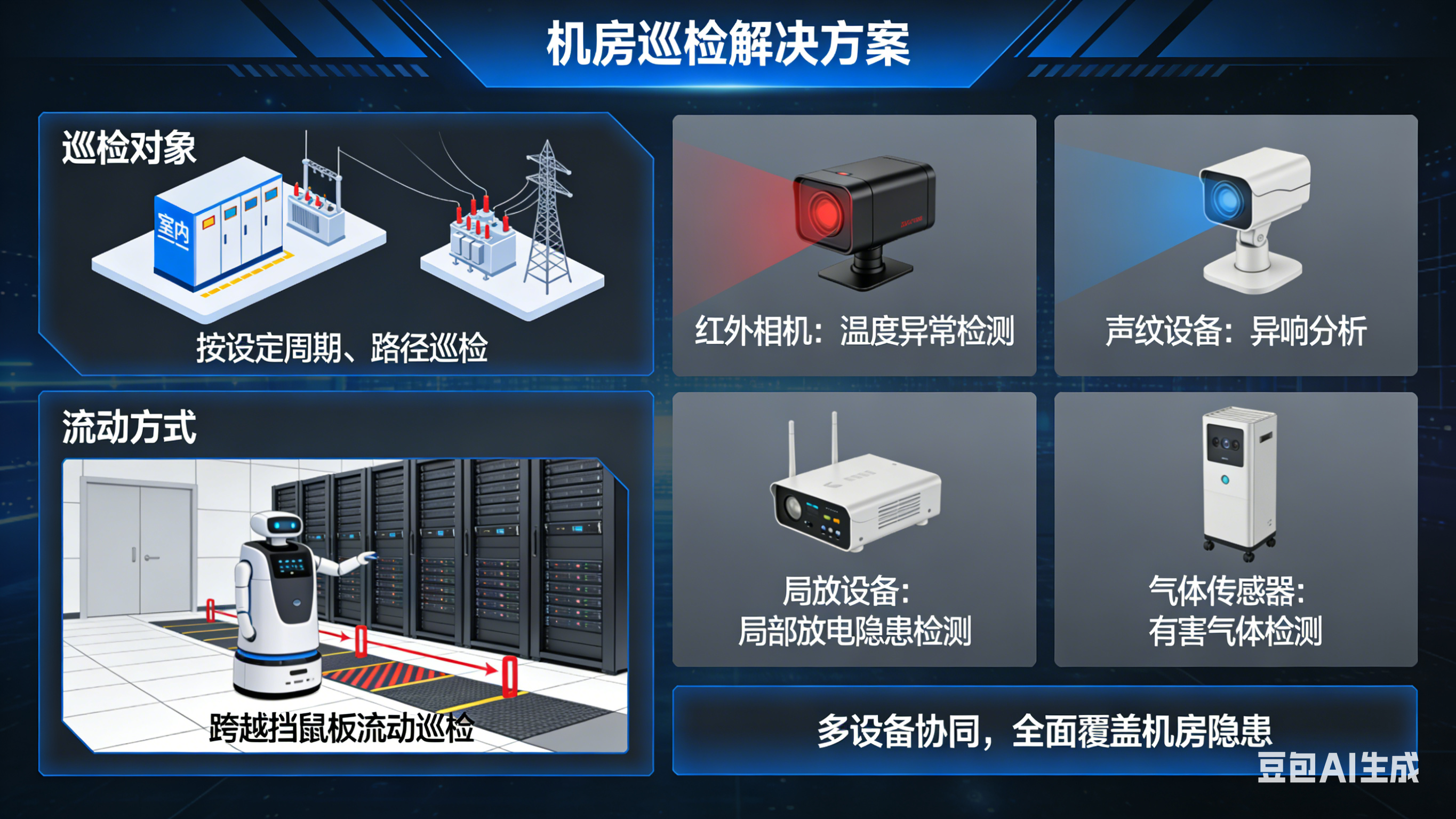 机房、变电站智能机器人巡检解决方案
