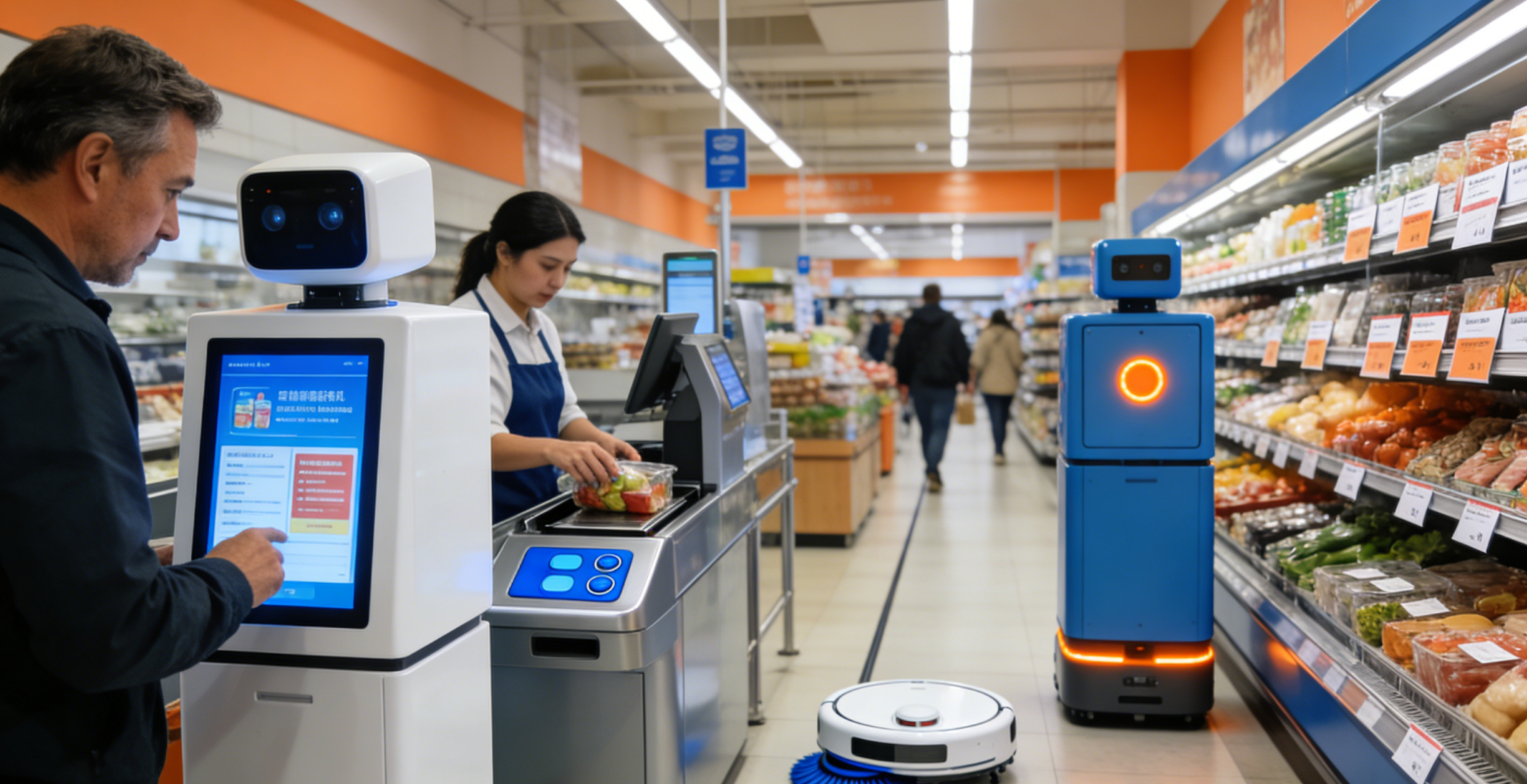 智零售·全链通 机器人零售行业一体化解决方案