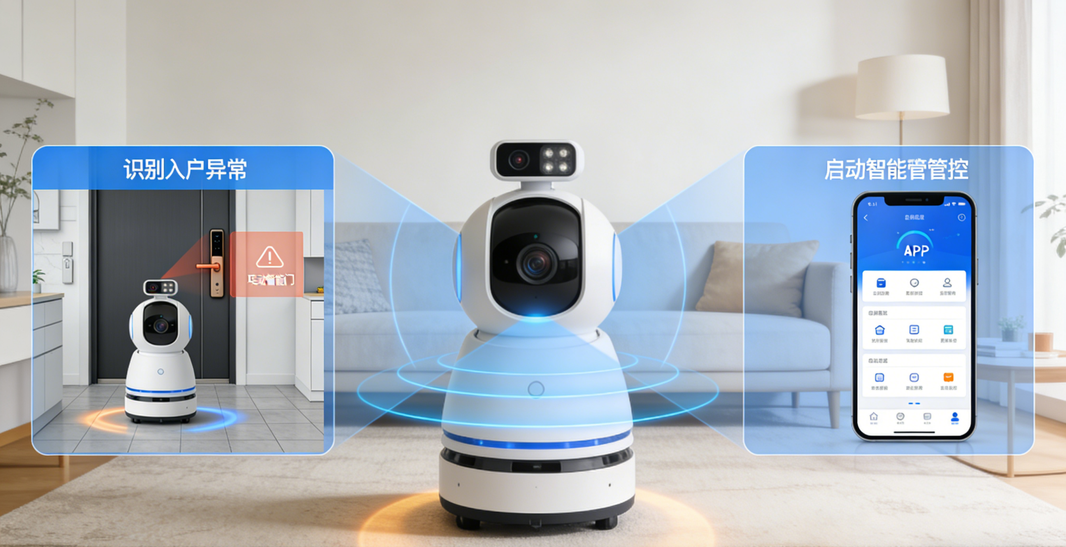 智防家护・安芯盾 机器人家居安防一体化解决方案