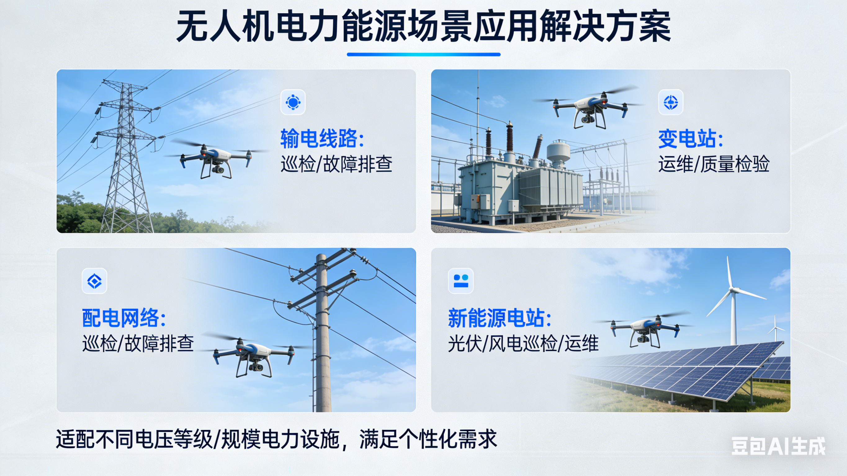 无人机在电力能源场景应用解决方案