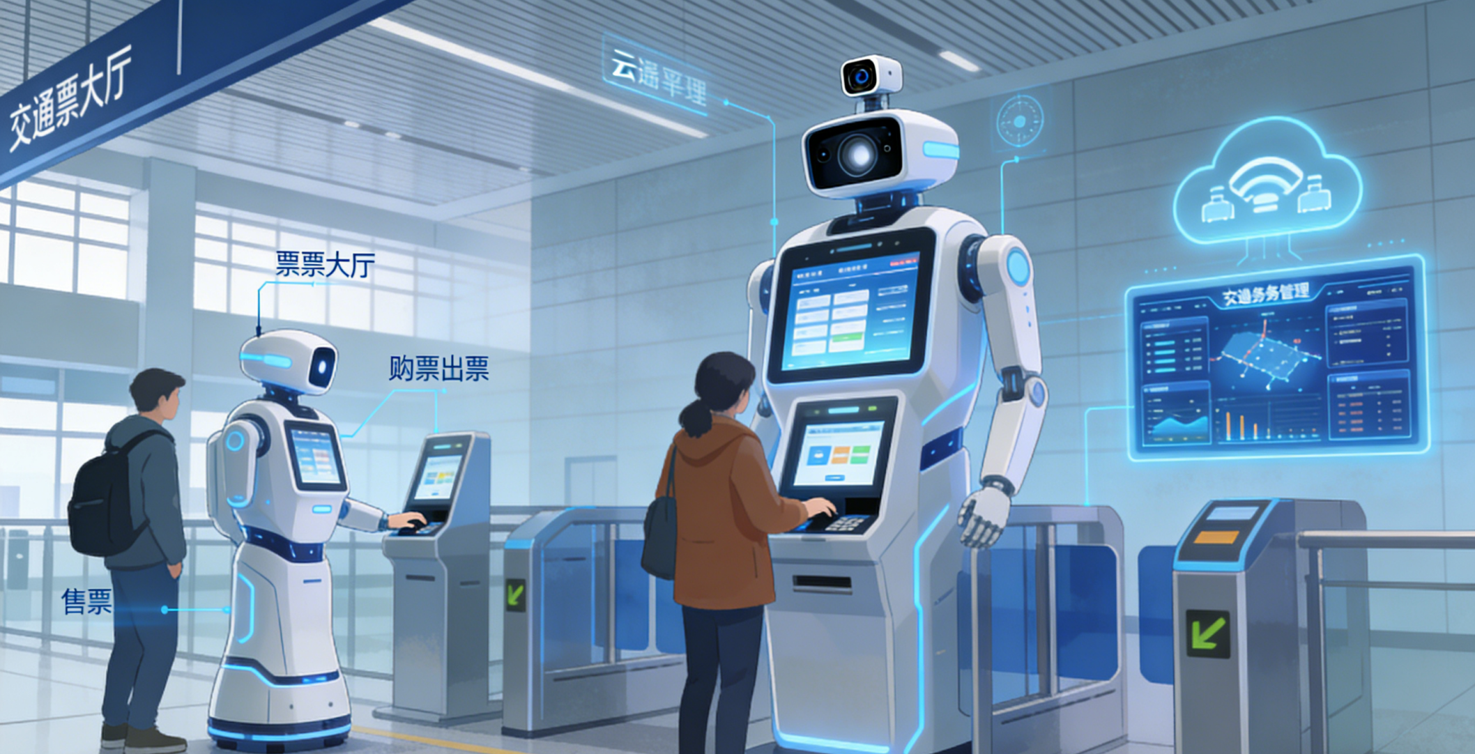 智票通・捷行达 机器人票务一体化解决方案