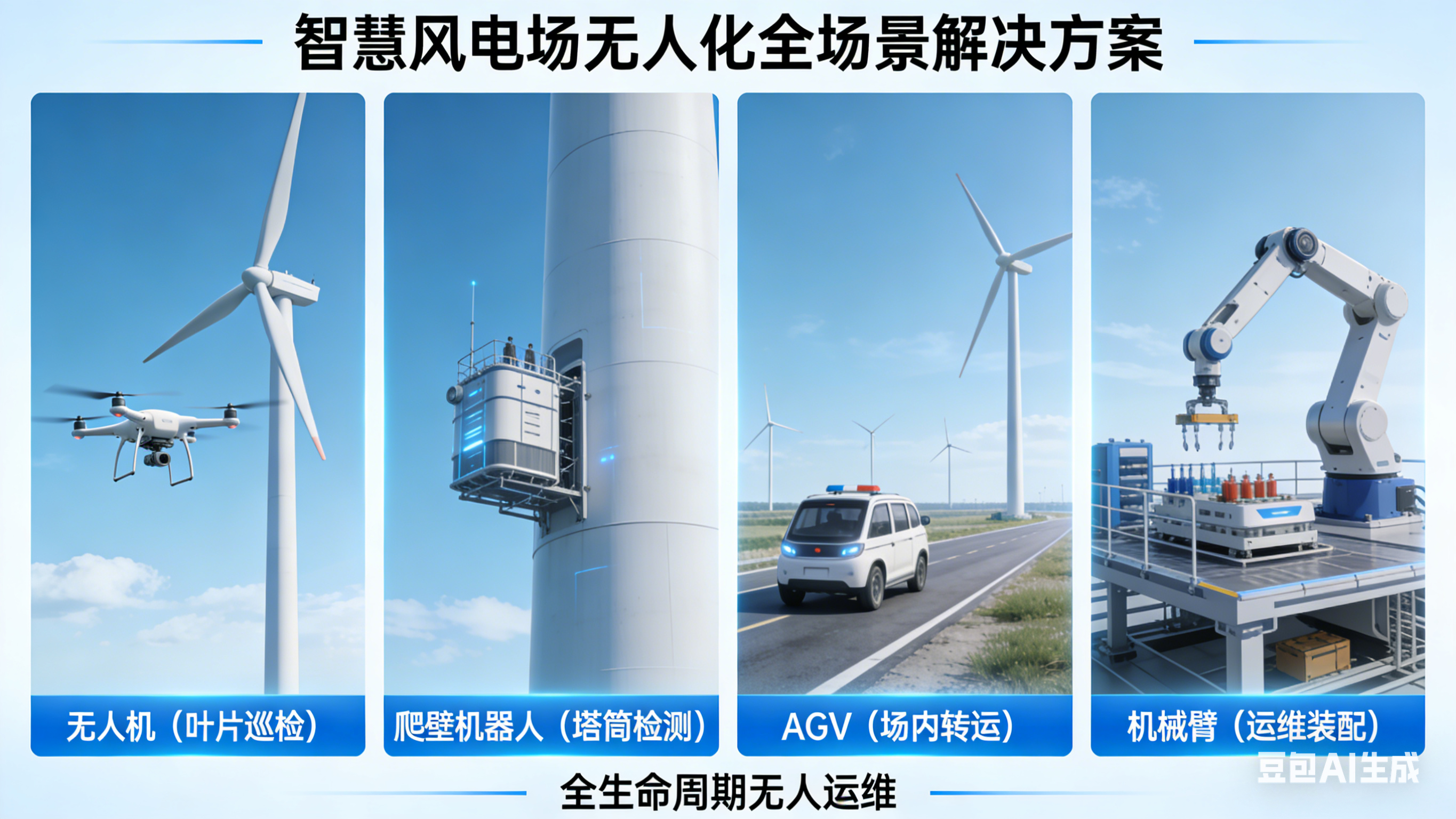 智慧风电场无人化全场景解决方案