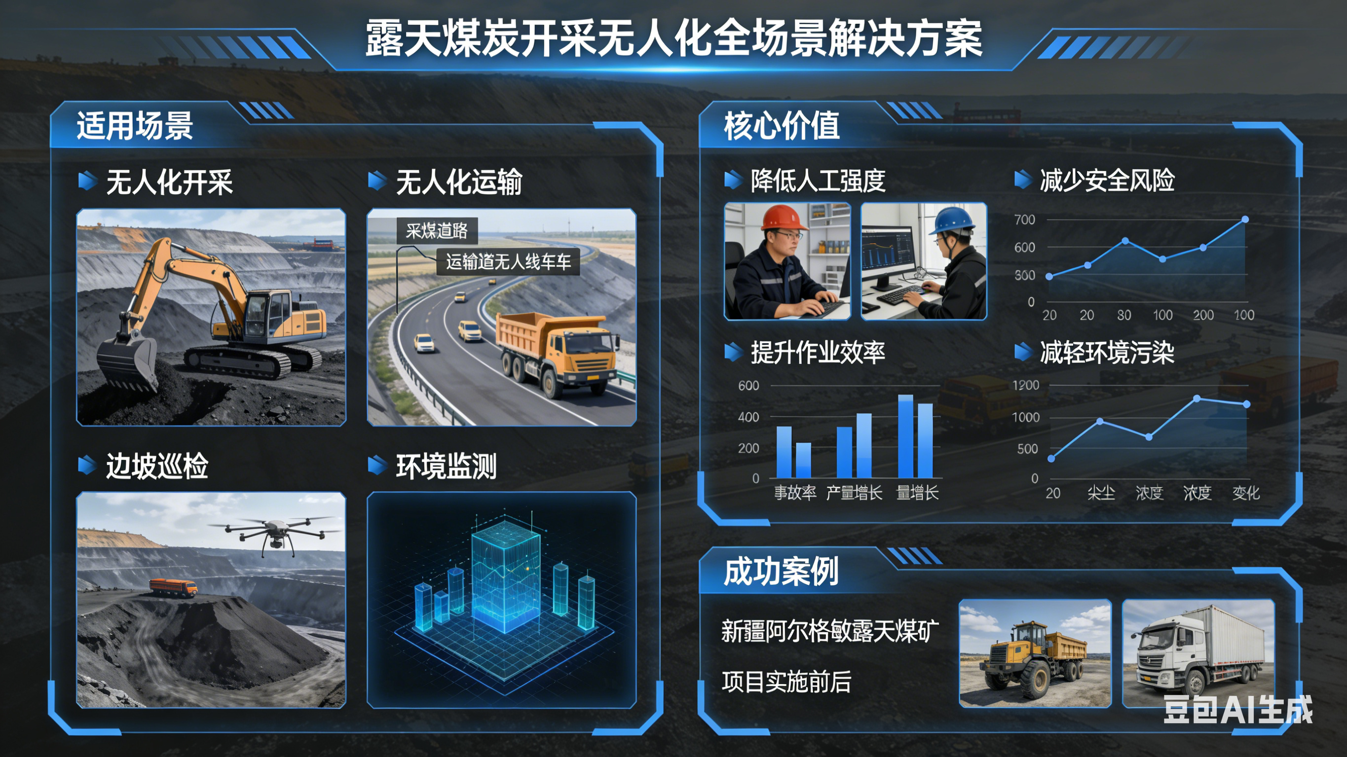 露天煤矿无人化全场景解决方案